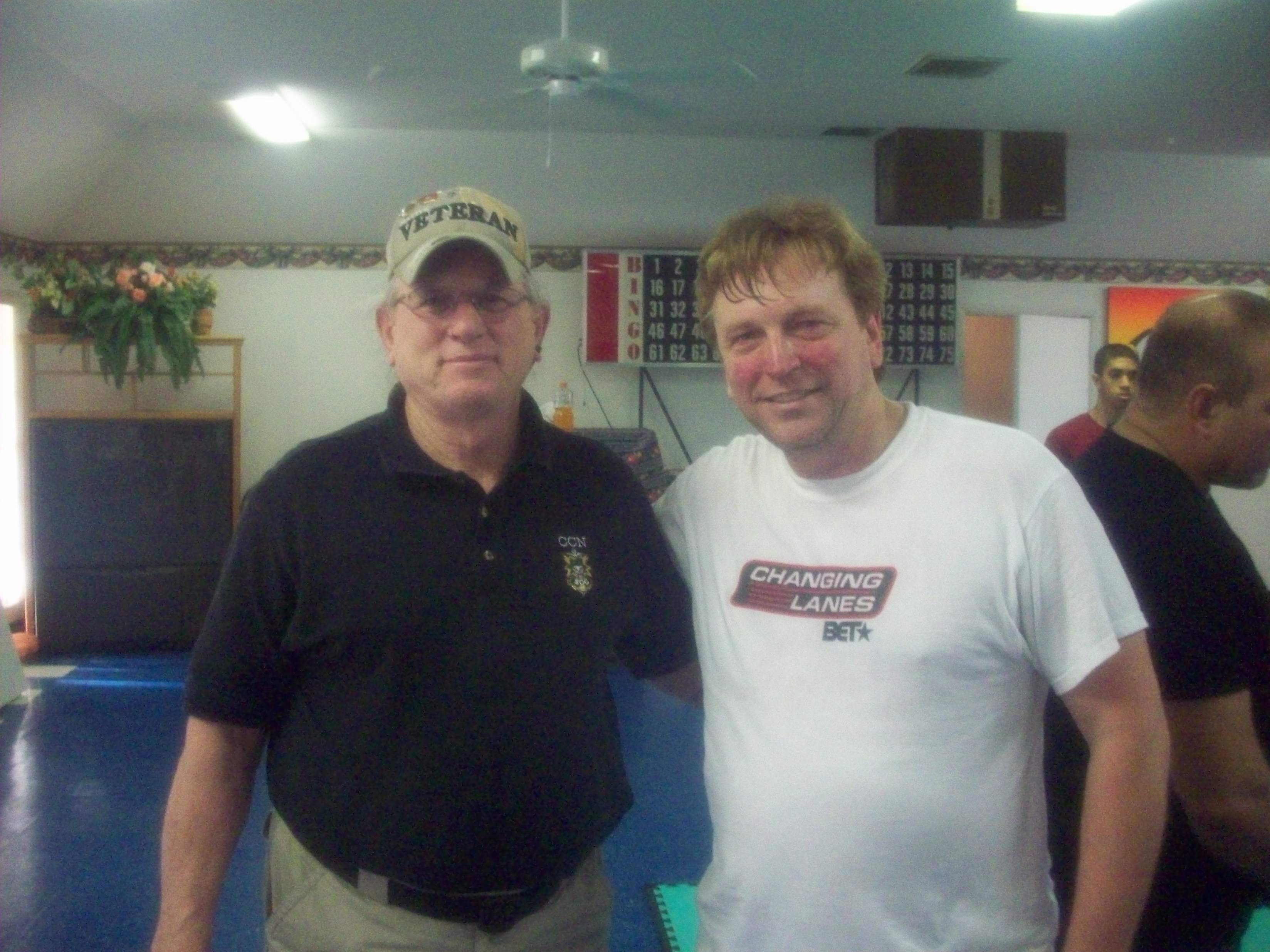 Me with Garry ONeil Anti terror task force founder