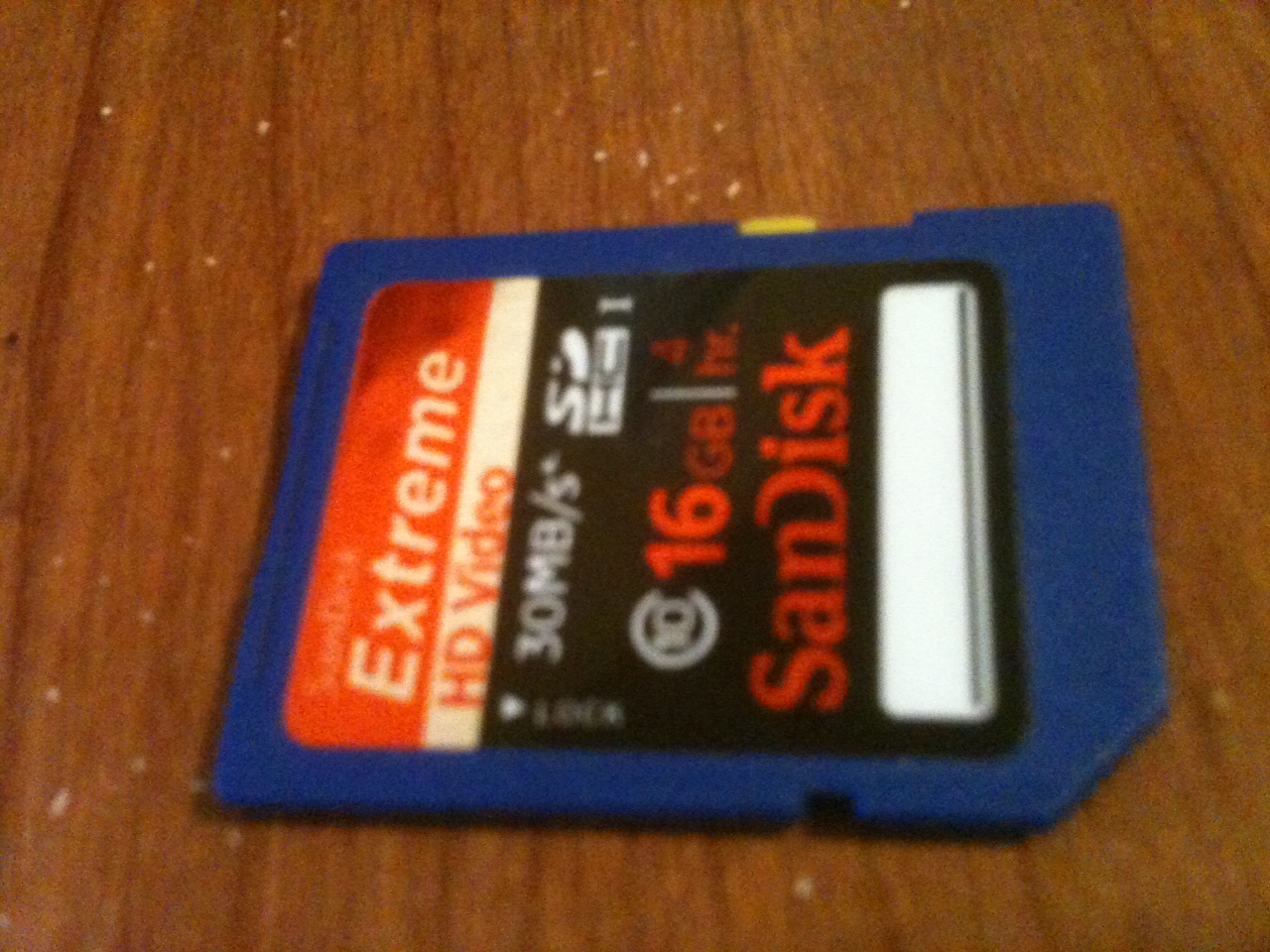 Counterfeit SDHC card