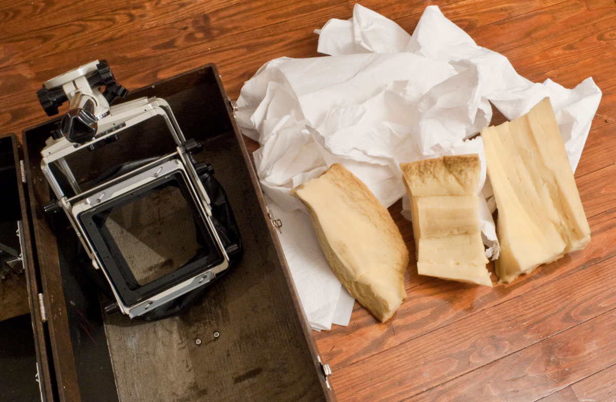 packing material Alex Parrent used to ship a 500 dollar camera