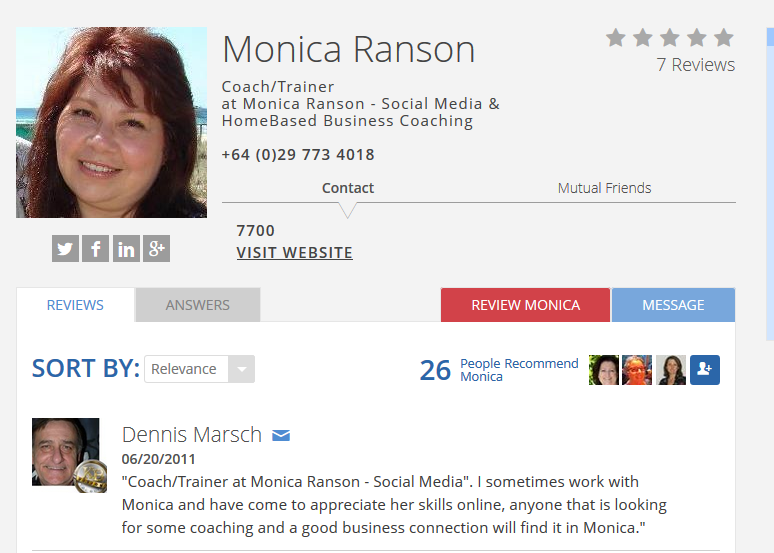 Moni, or Monica Ranson who participated in the scam
