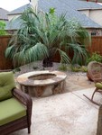 Mr. Bertrand's fire pit and decking