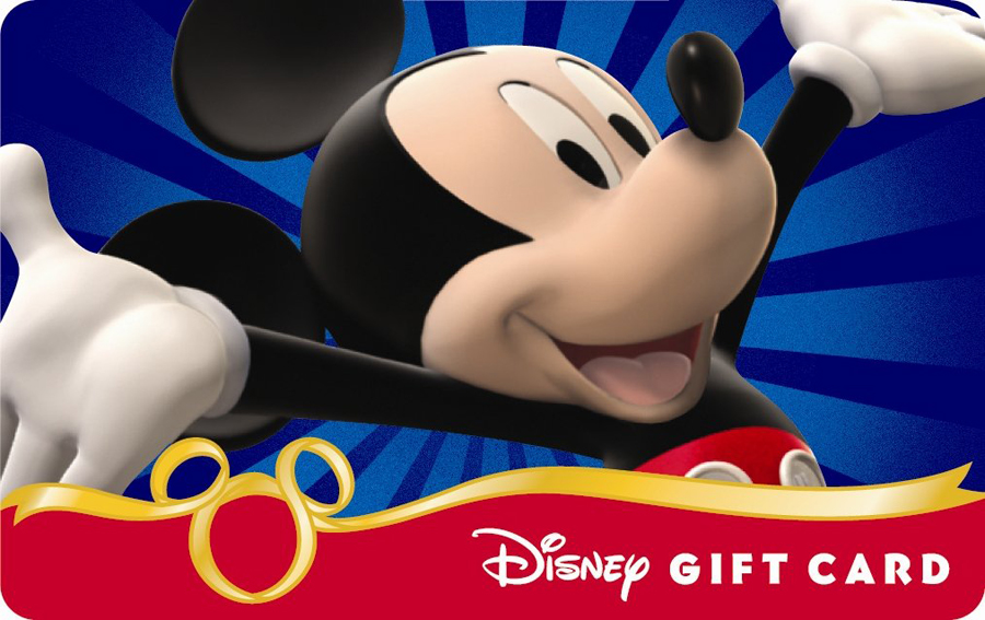 This is the image they have on their website and is a true Disney gift card.