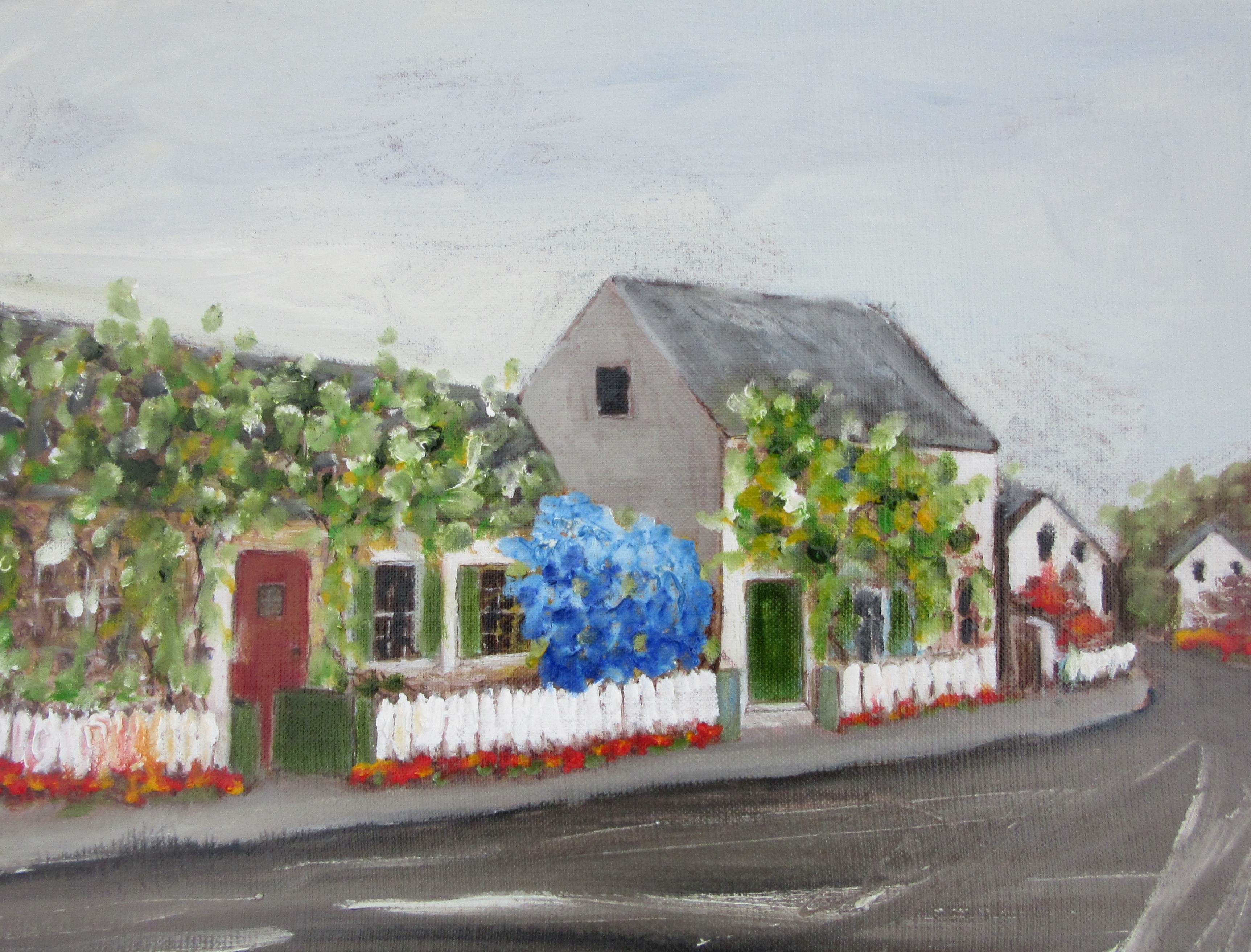 "Nantucket Street"
12in x 16in
Oil on Canvas
by listed artist k. doyle