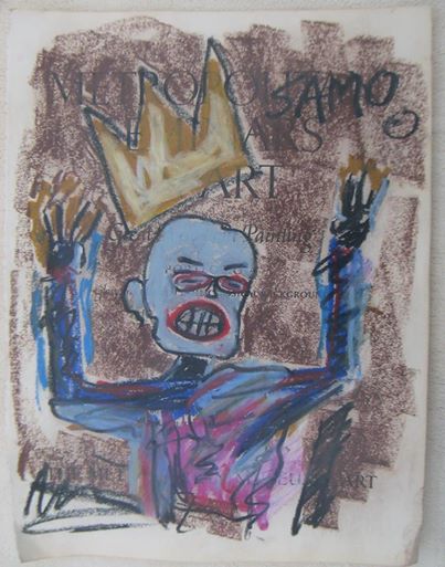 More Basquiat work that Kevin Doyle owns. Kevin Doyle, the man with most Basquiat work that no Basquiat dealer has ever seen.