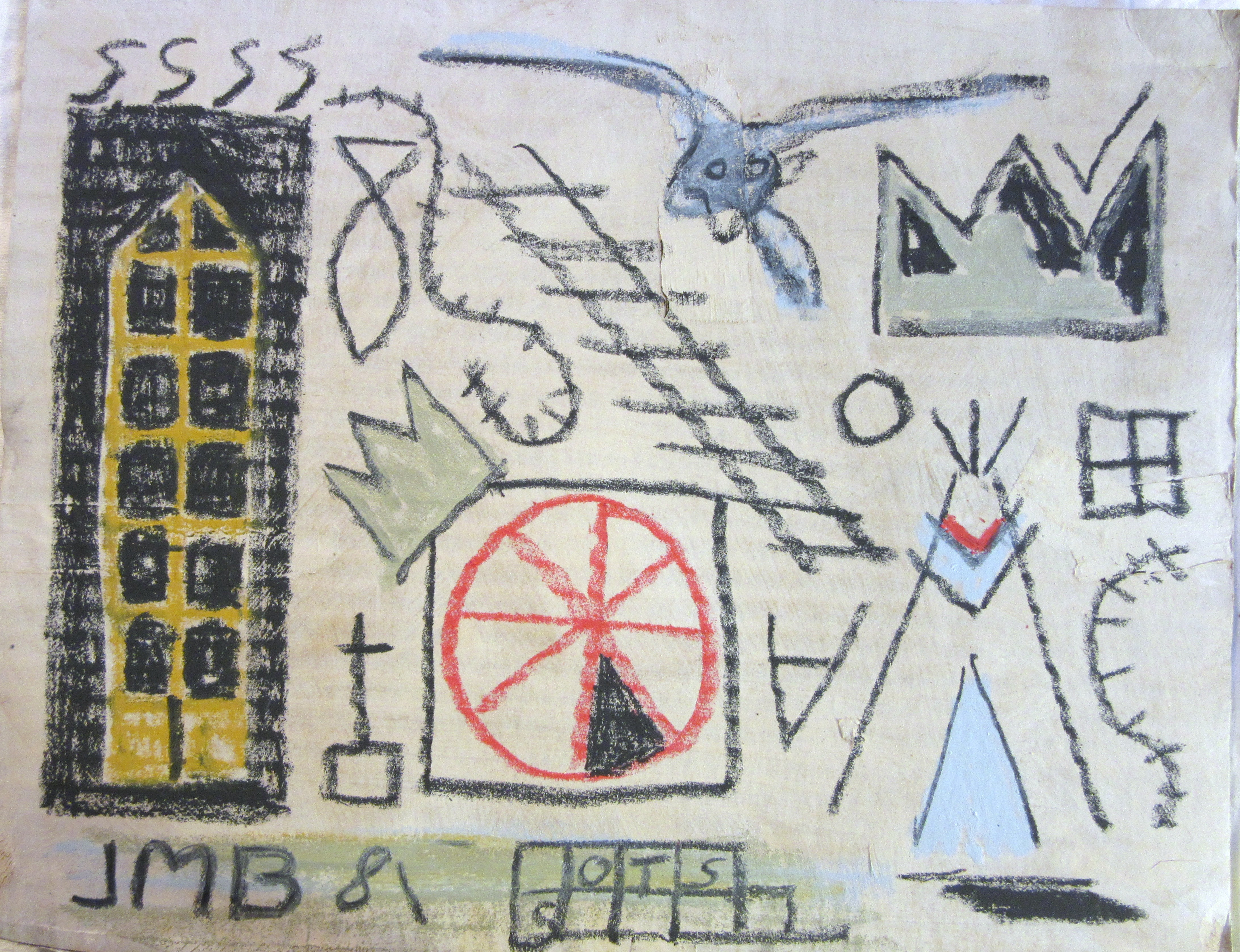 Basquiat Drawing
