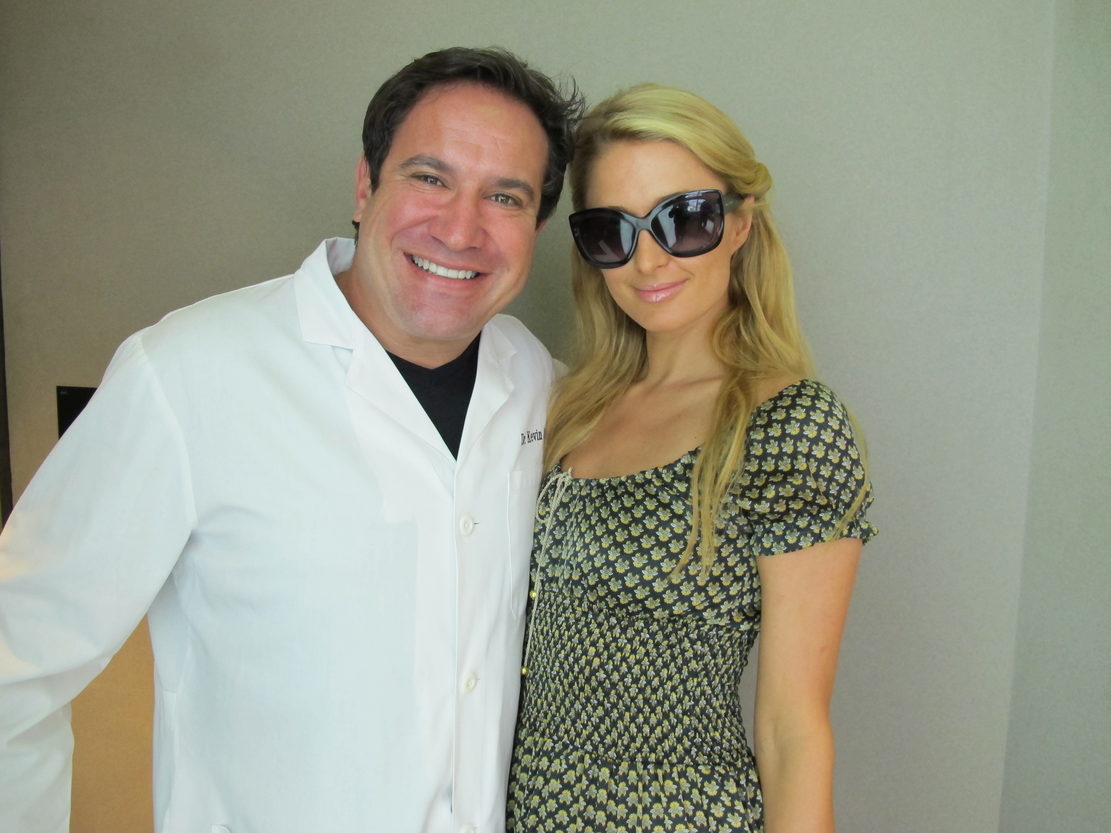 Dr. Kevin Sands with Paris Hilton
