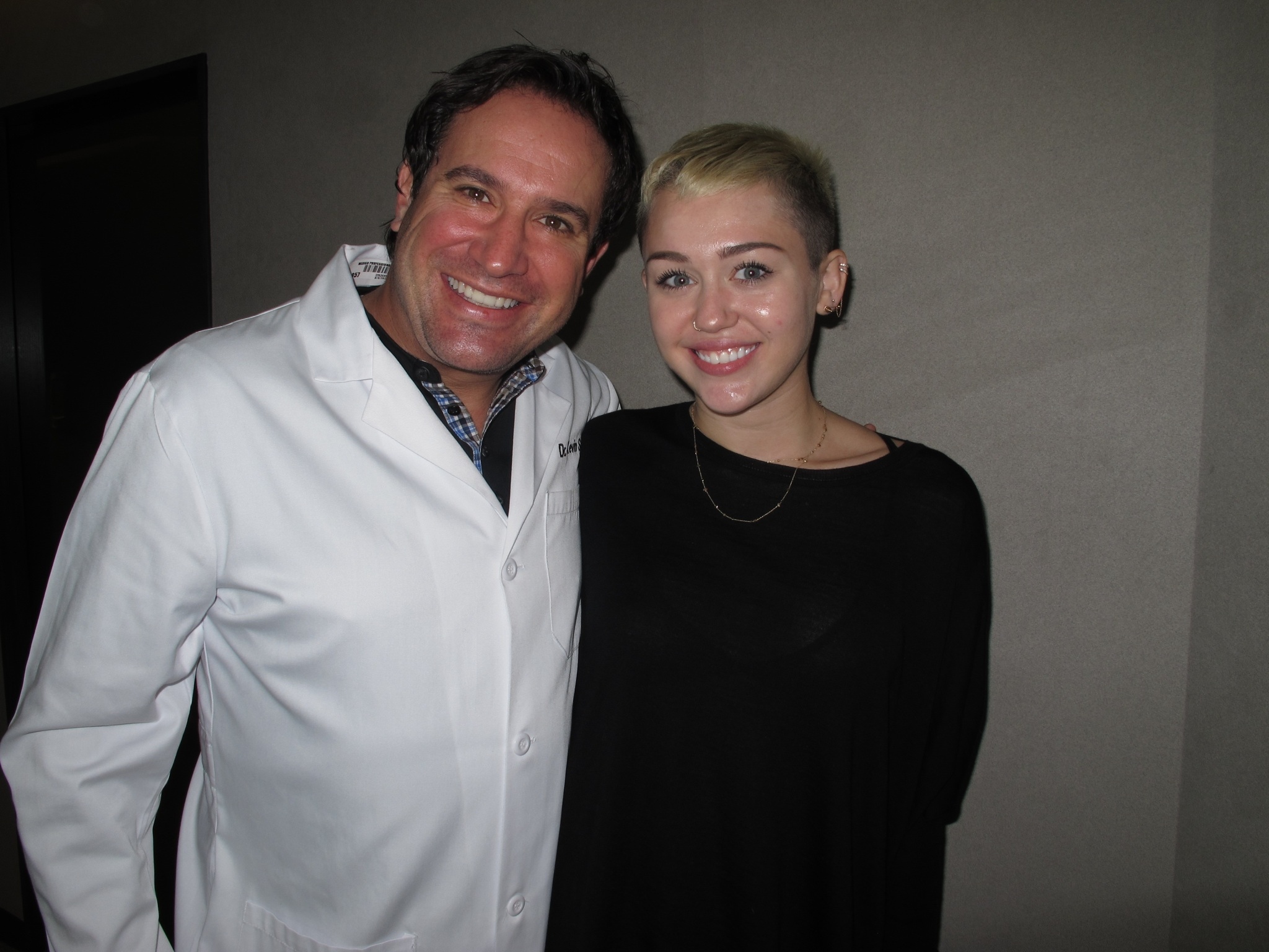 Dr. Kevin Sands with Miley Cyrus