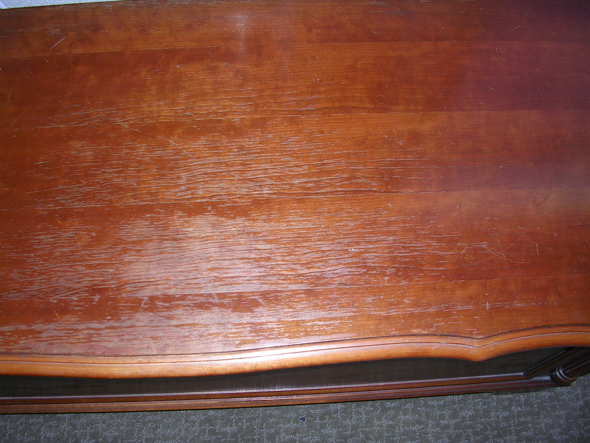 Scratched cedar Hope Chest