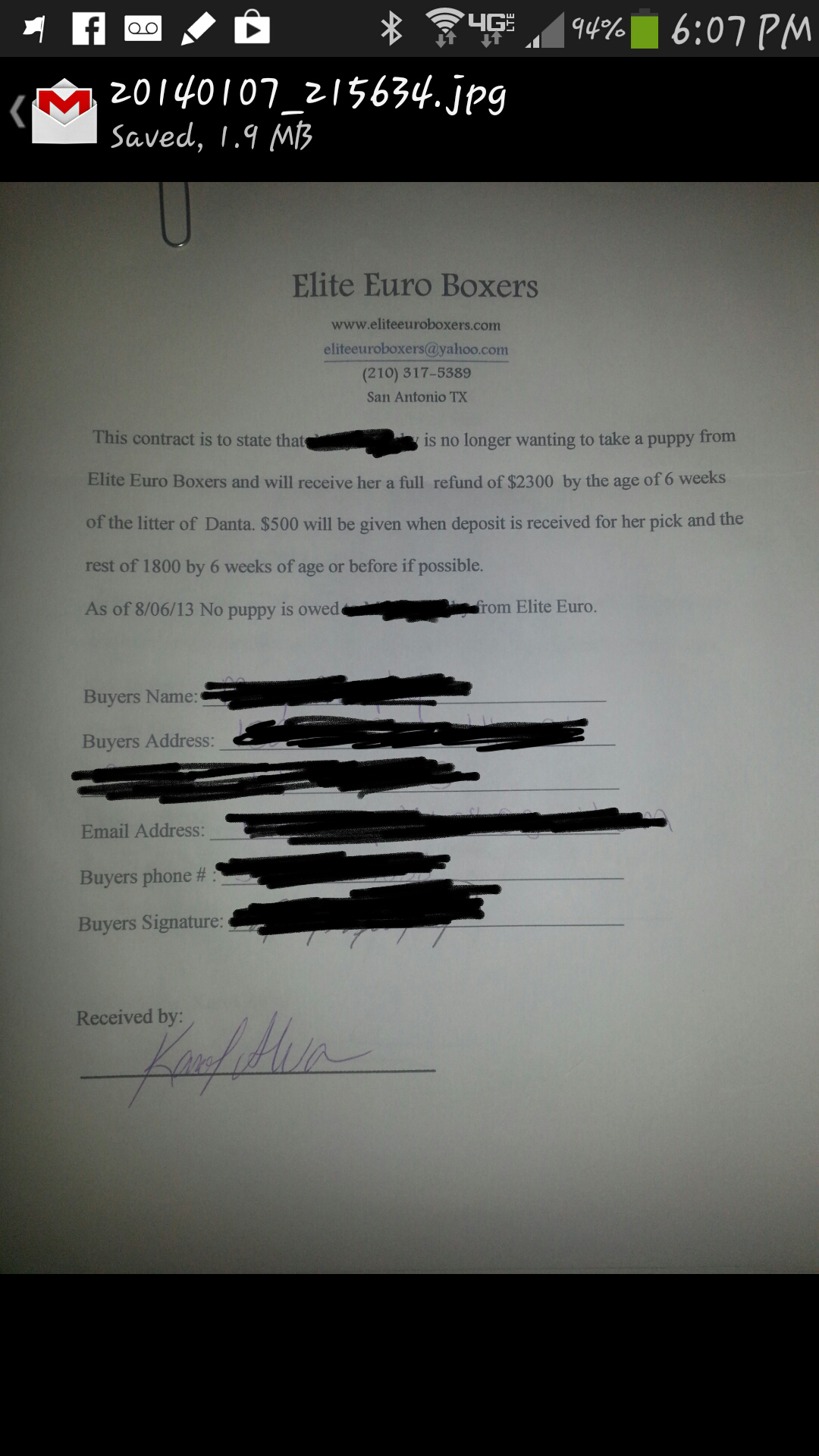 contract from Aug 2013