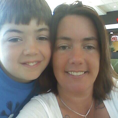 Jillian Michalske and her son