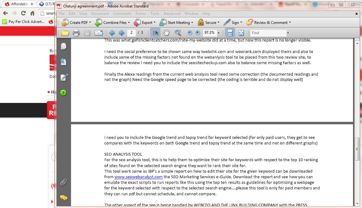 snap shot of agreed documents between ebrandingexperts "brian peterson" and I since I cannot upload pdf files...