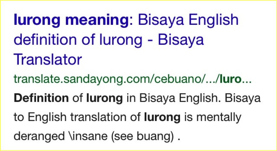 lurong living definition mentally insane