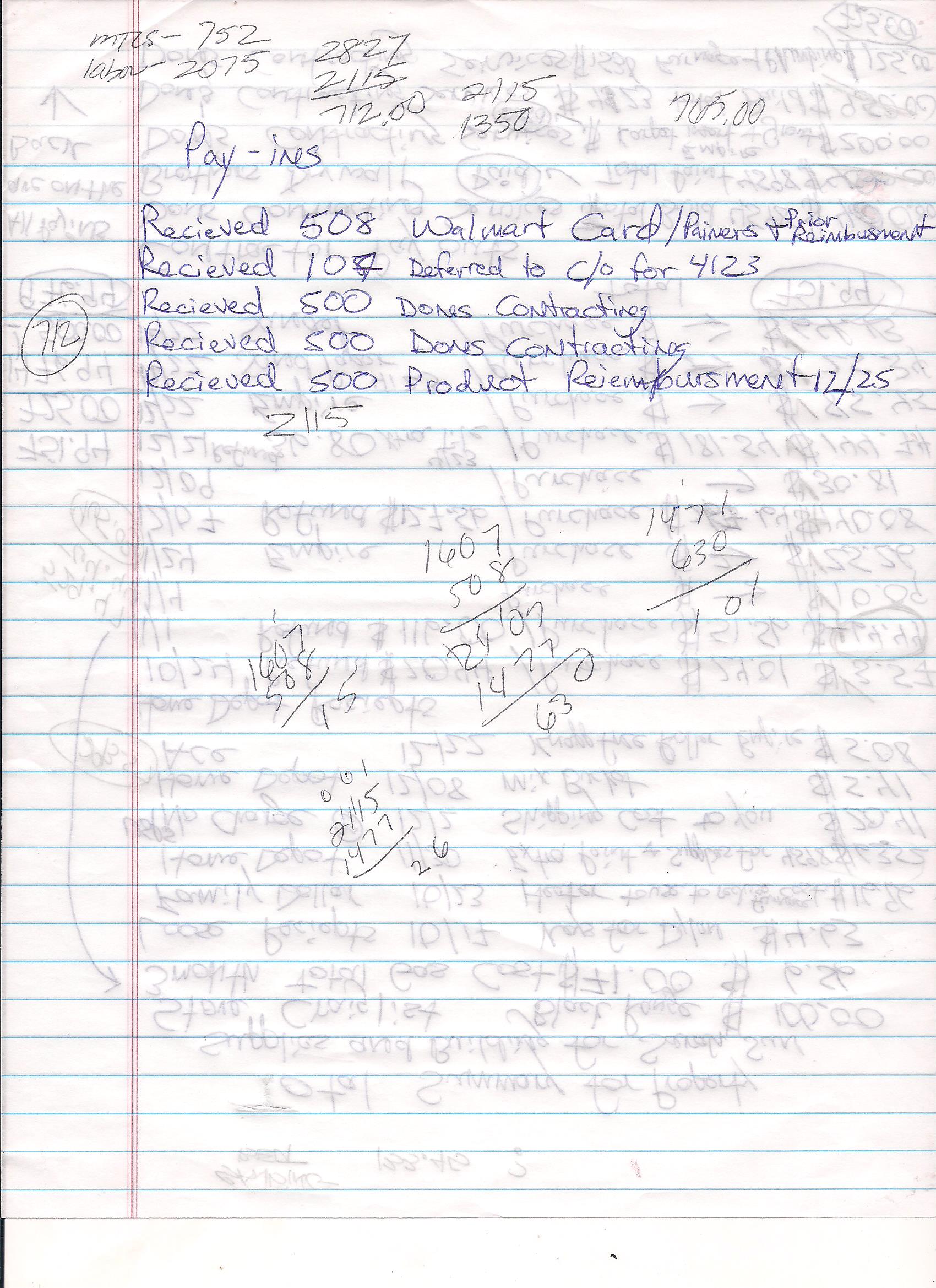 This is the final invoice written in his own handwriting showing we have paid him!  We have all the credit card receipts and documents.  We would like HELP from the media to expose this abuse from SQU