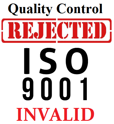 ISO 9001 Invalid Certification