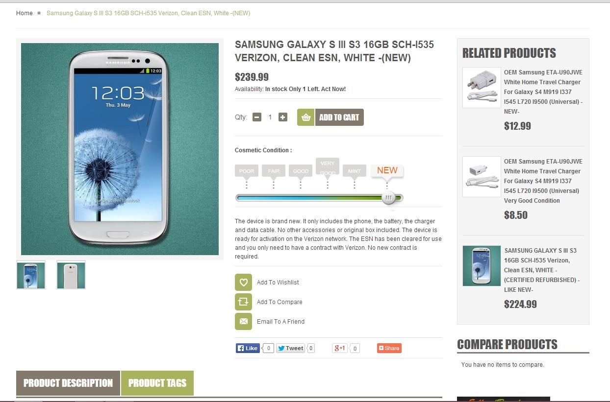 This is the phone on their website that I ordered with my debit VISA card and did not receive or refunded.