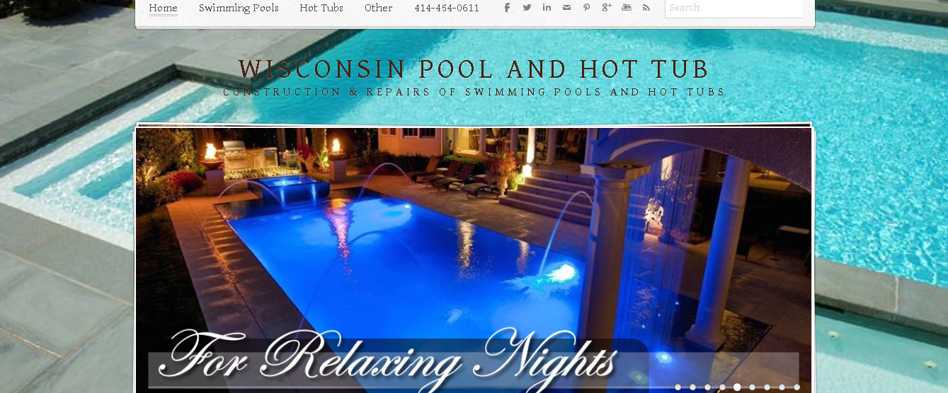 The website I've created to trump Dan Martin at Martin Web Designs' version of my site for Paul Dickey's Accurate Pool and Spa in Watertown Wisconsin.