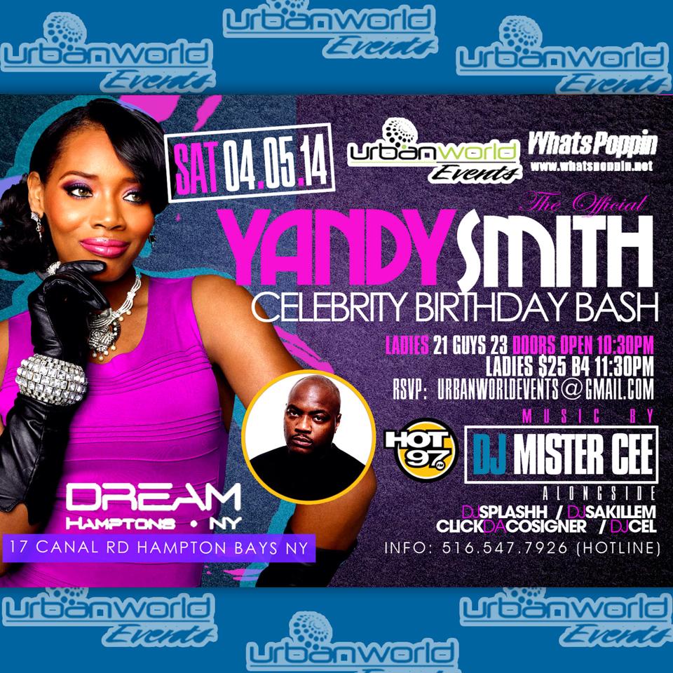 The YANDY SMITH EVENT...