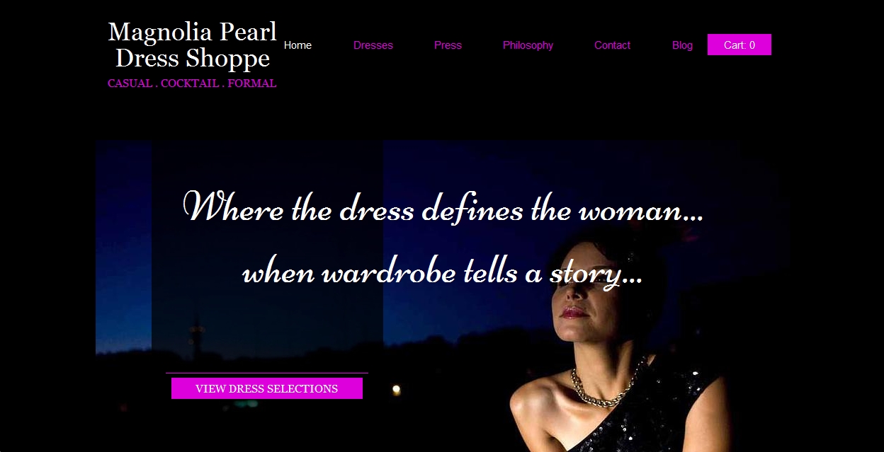 Magnolia Pearl website