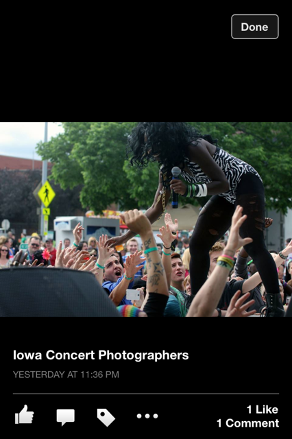 Iowa concerts.... See this is why It is painfully obvious the new "employee" doesn't understand the importance of google..