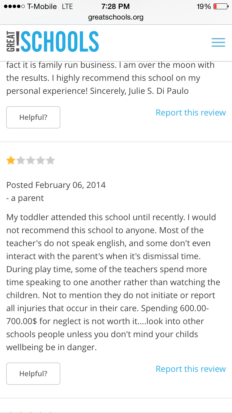 parent review