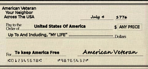 Never should American dollars be paid to anyone who contributes to US Veterans, and America's soldiers', suicide attempts or suicides.