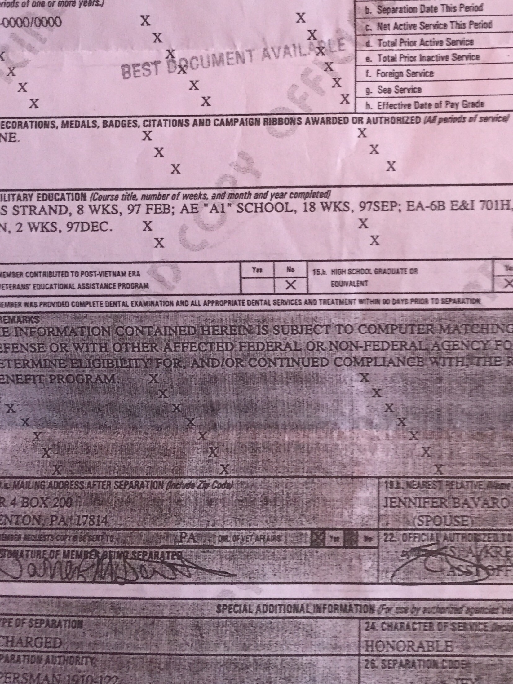 US NAVY HONORABLE DISCHARGE !!! Shut up please !! CLEAN YOUR HOUSE GET OFF THE XANAX AND POT LOL !! DUMB ASS !! 