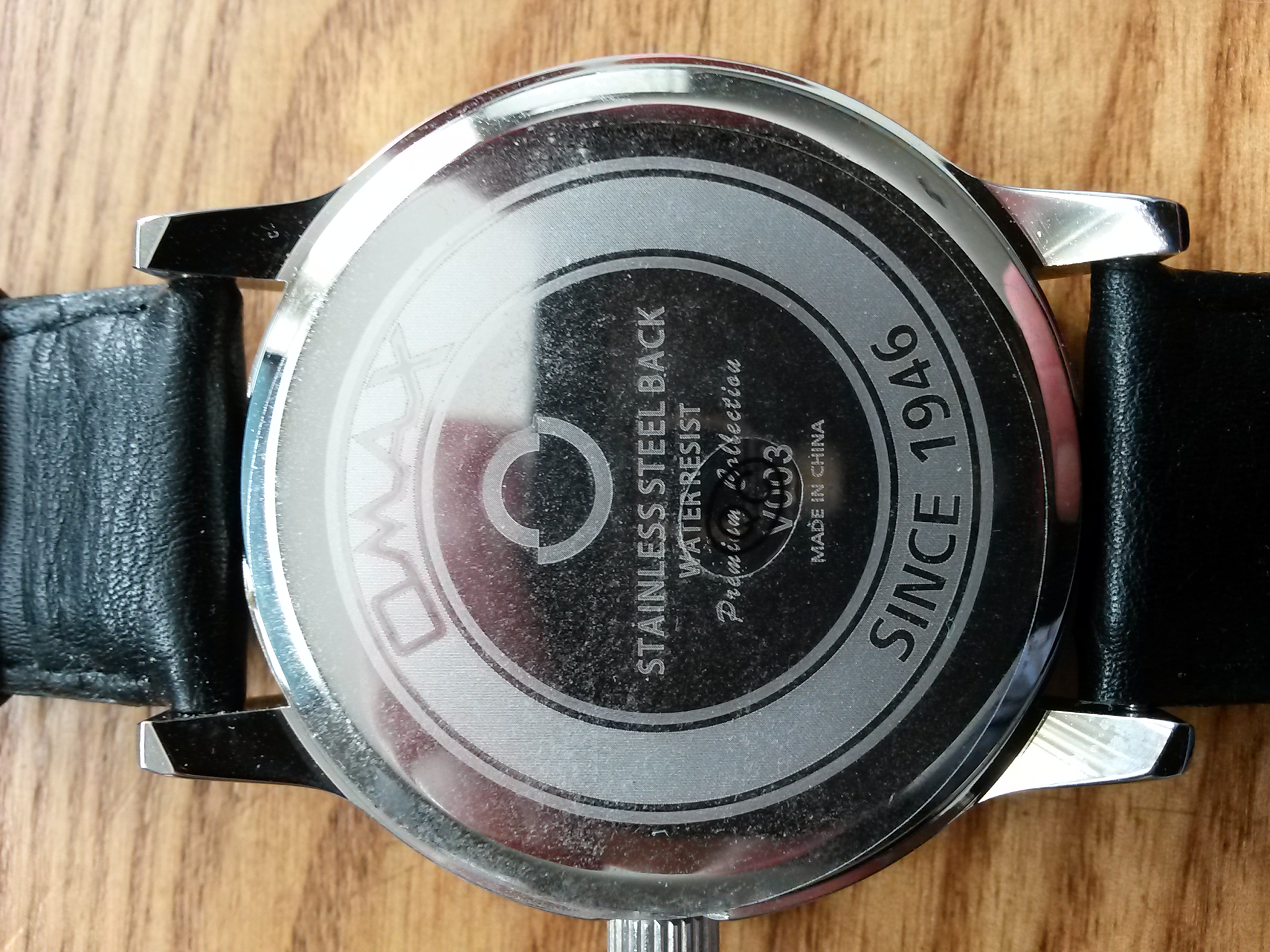 Back of the watch