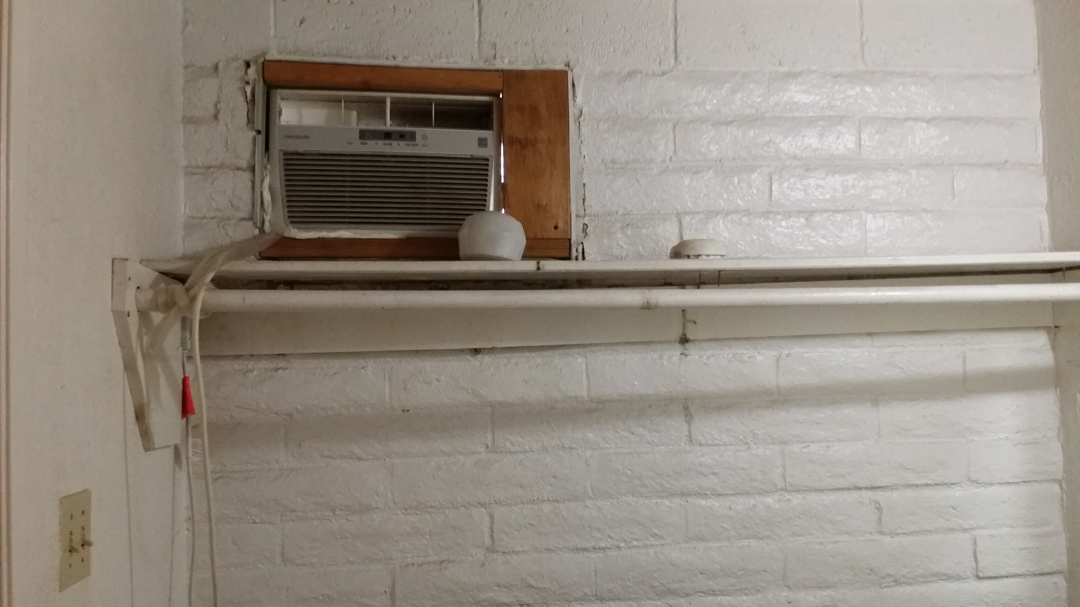 Broken Wall and AC Unit