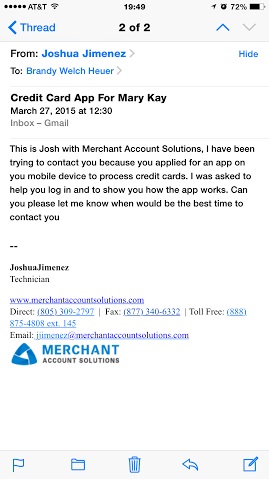 1st Email with Josh Jimenez
