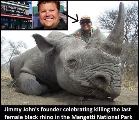Jimmy Johns Thrill Animal Serial killer of Endangered Species
