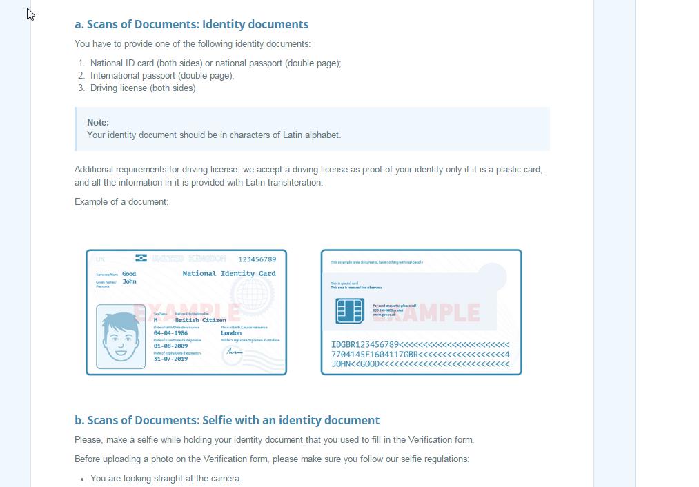 Verification Process for Withdrawal