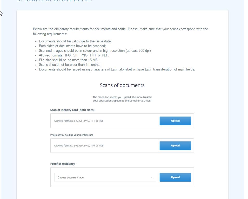 Verification Process for Withdrawal