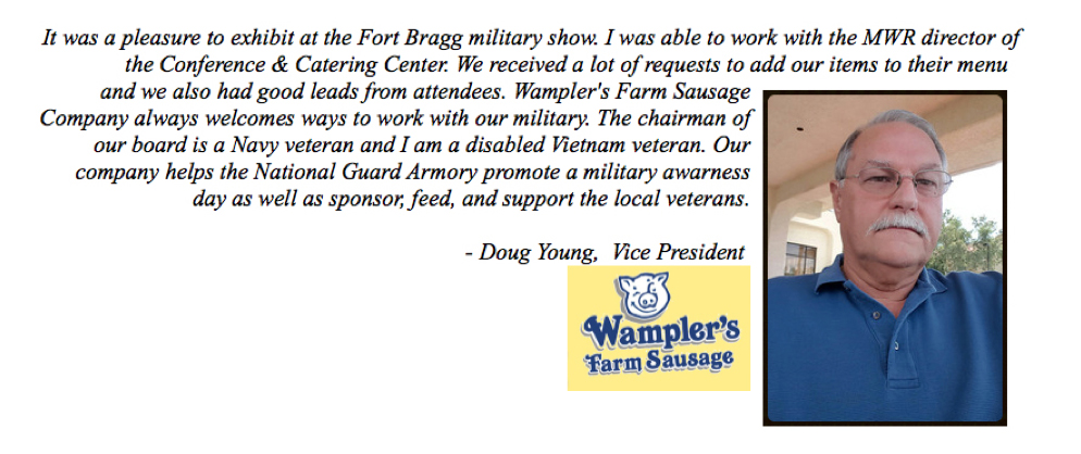 another testimonial from Fort Bragg event