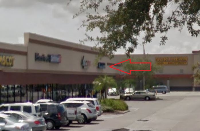 This is a picture of the Strip mall location.