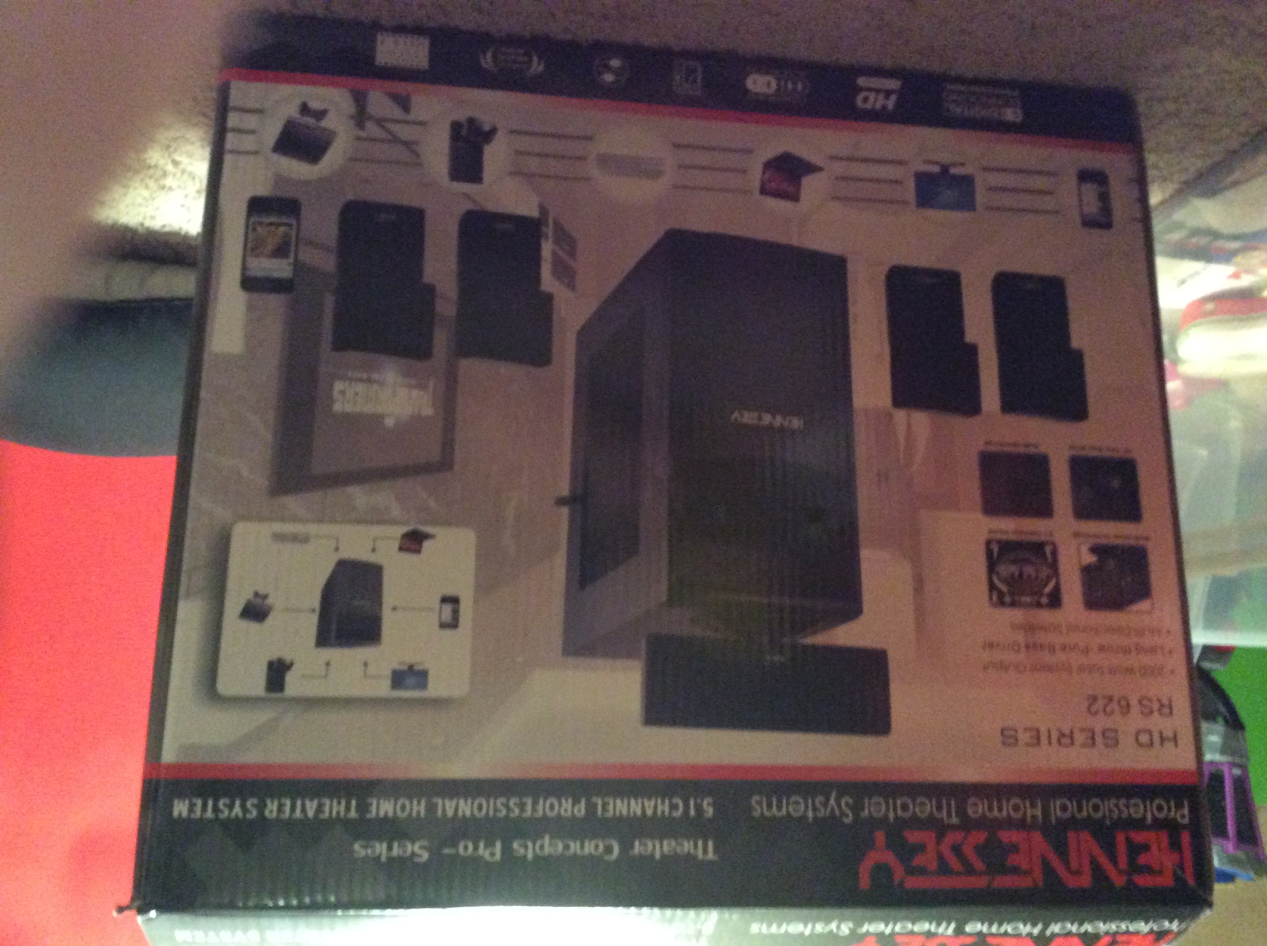 Picture of the box that contains equipment