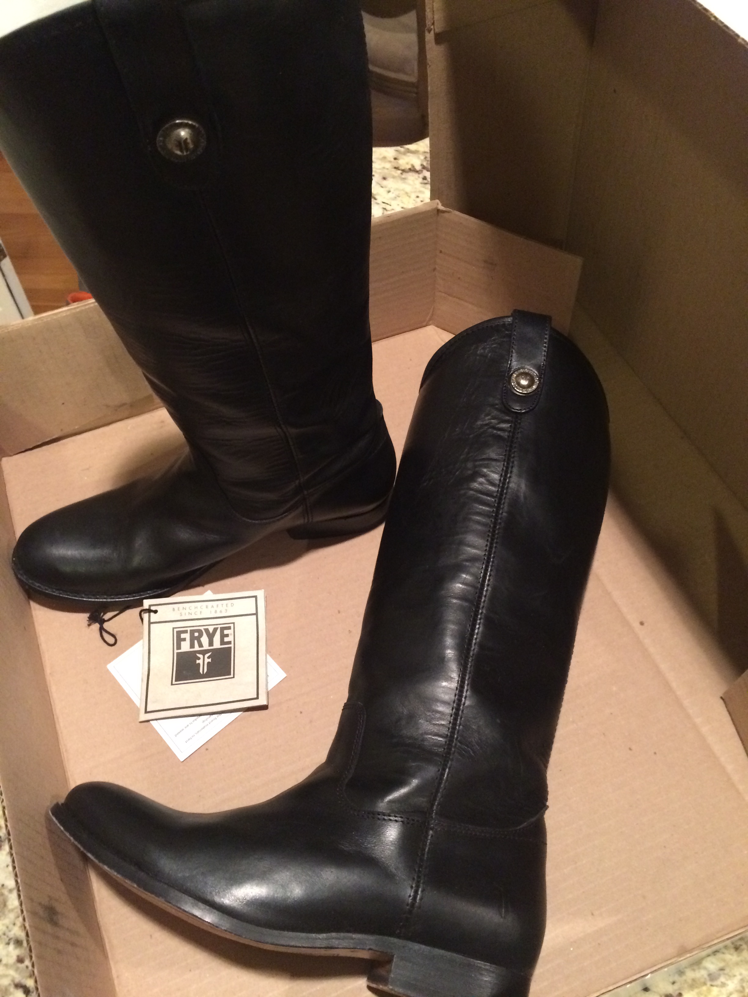 Original Frye boots that we shipped to buyer