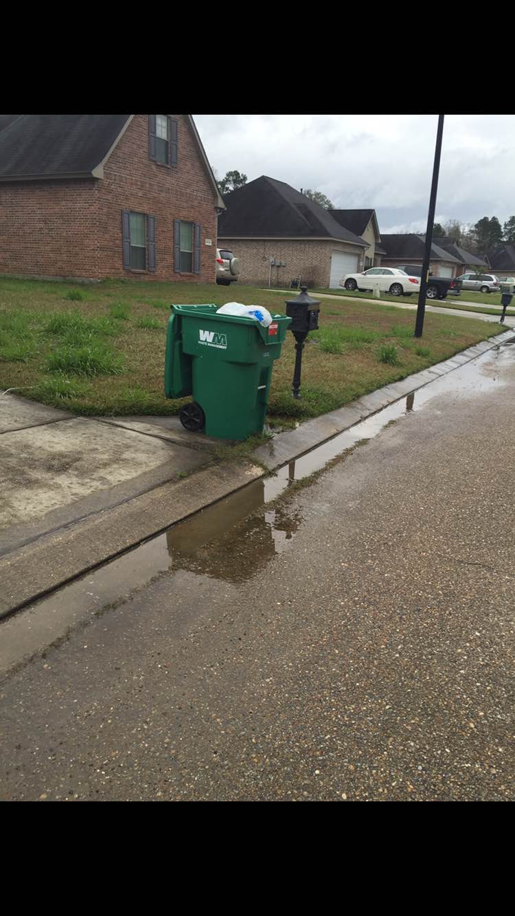 Trash we paid to have hauled away that never occurred. 