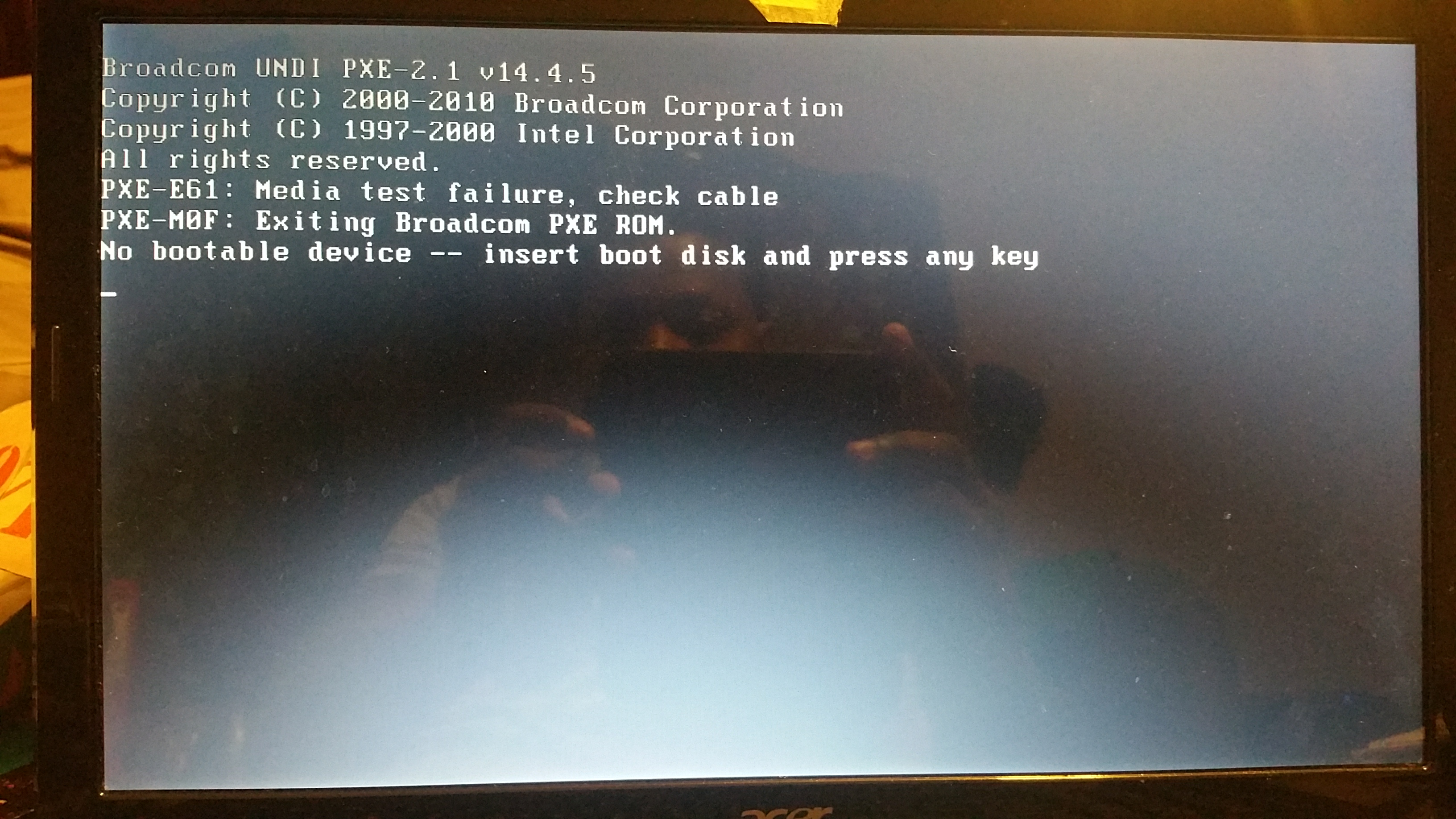 Computer screen now not recognizing hard drive