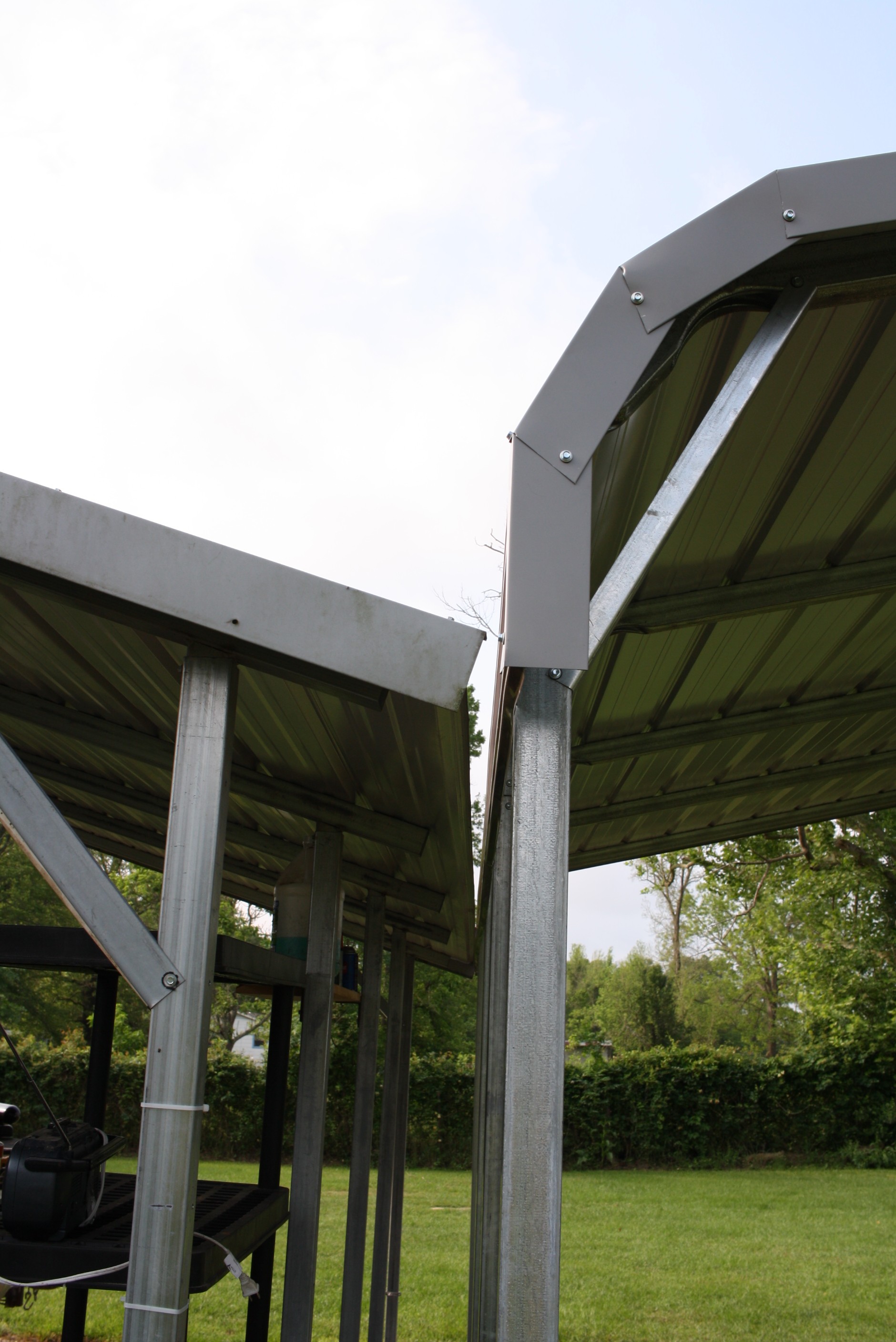 carport ordered was to be A-FRame as the one we had, they brought out regular frame and it does not match