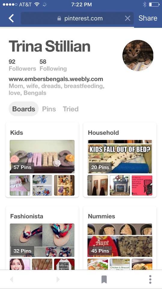 Trina Posted her new cattery name on Pinterest and has the same cats.