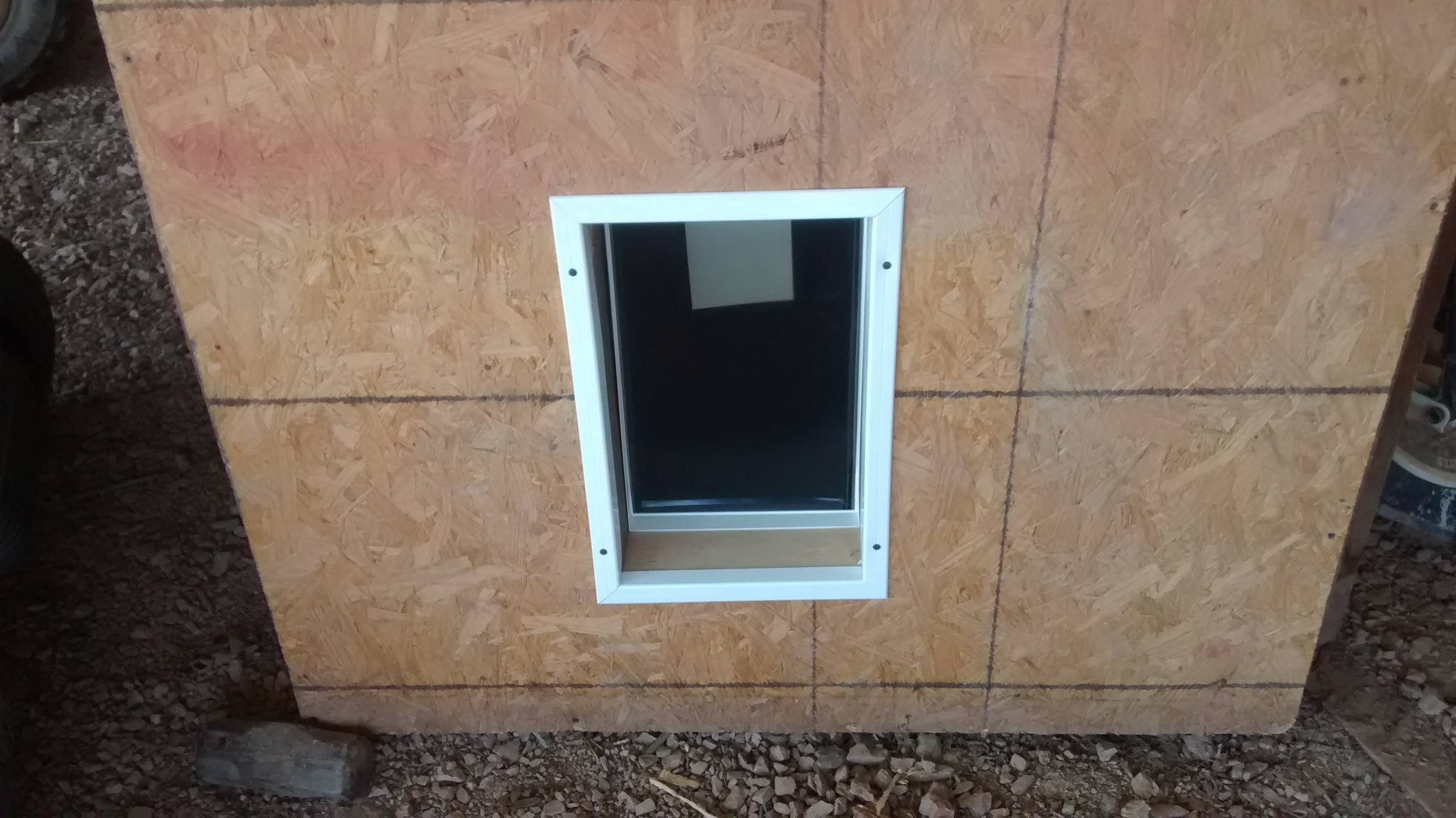 Installed a Dog Door for a Dish Network Customer.