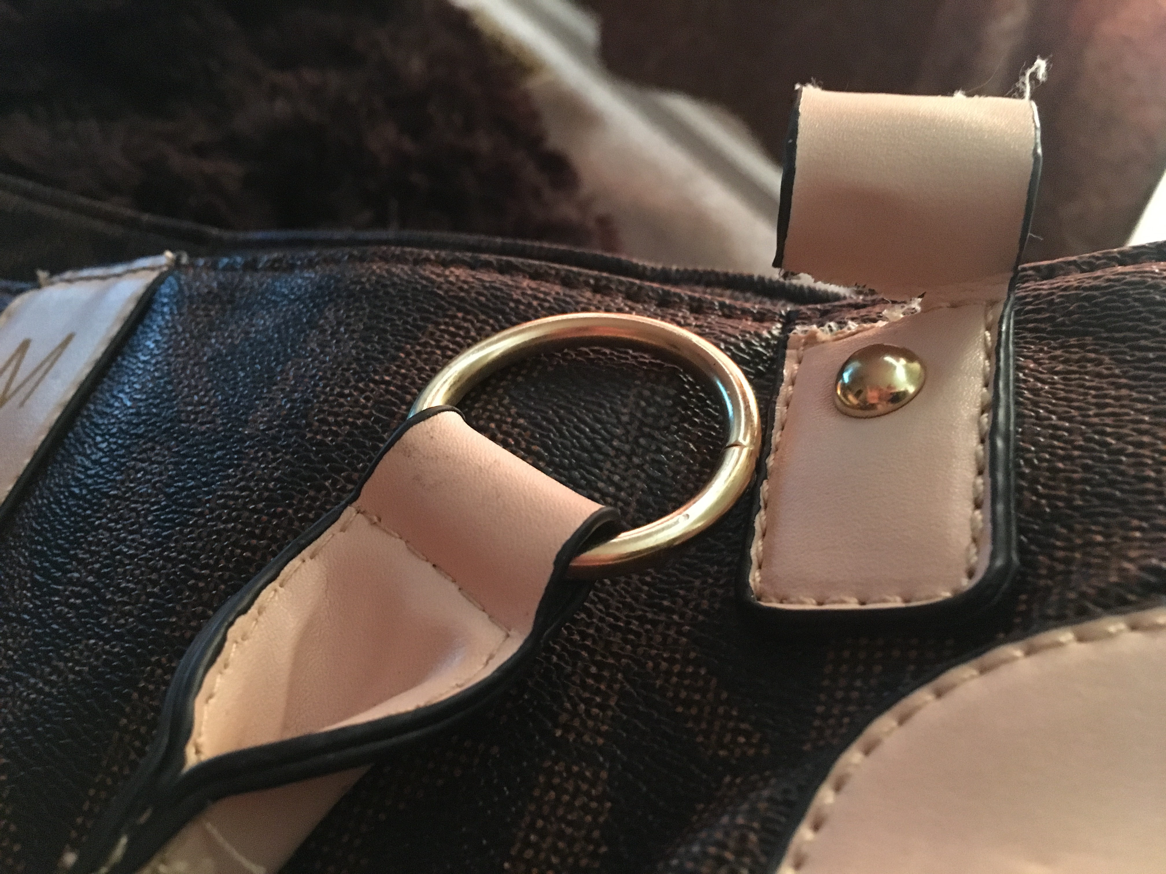 Broken purse strap 
Cfm # 13912