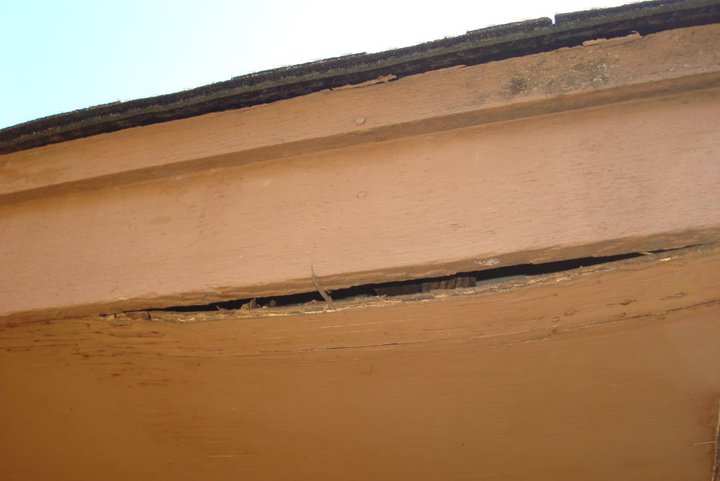 The building code here states that anyone who penetrates the roof, must seal it and guarantee it from leakage for a year. 
This is what happens when someone doesn't understands this. Then not only is 