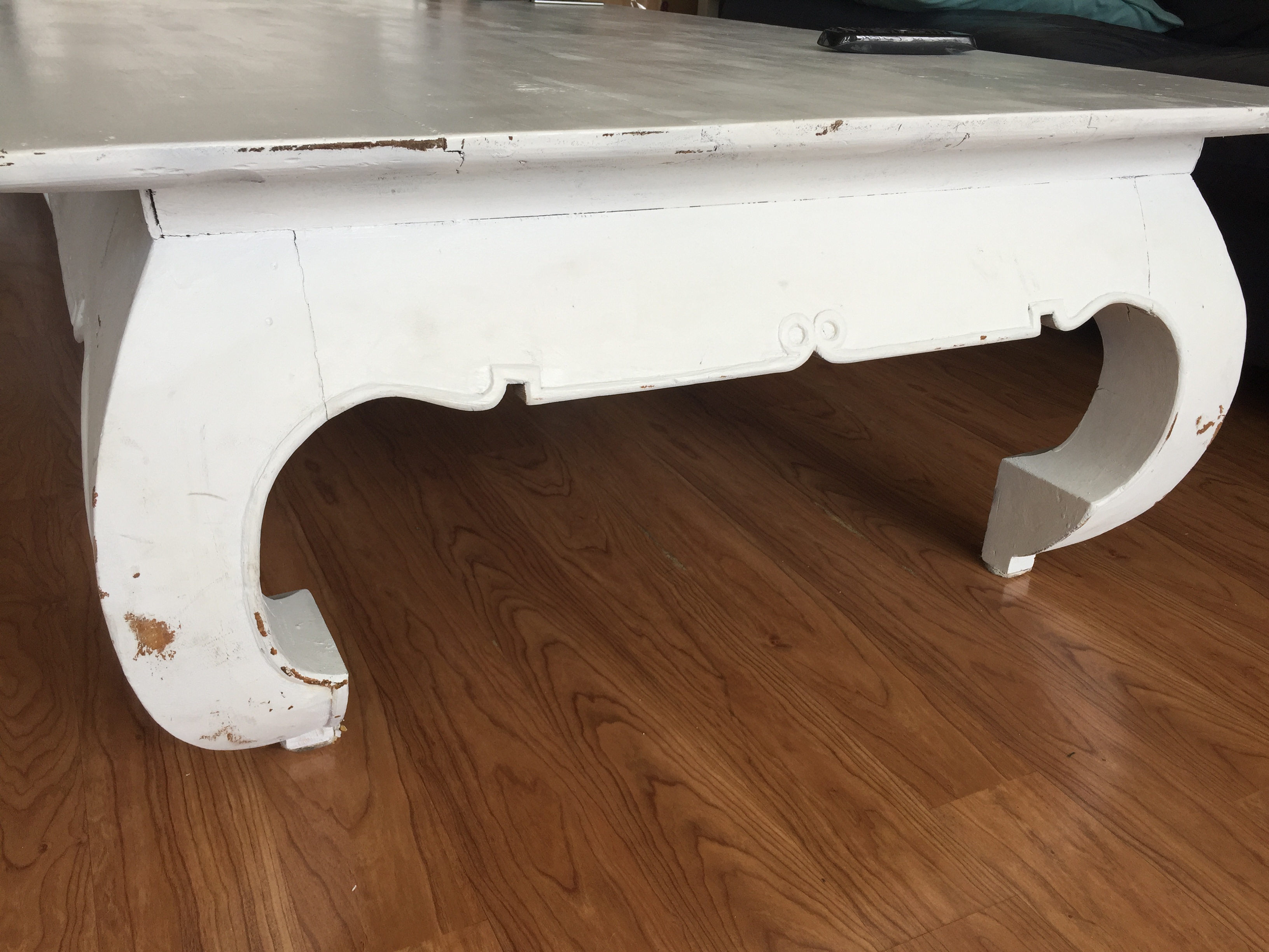 damage to coffee table