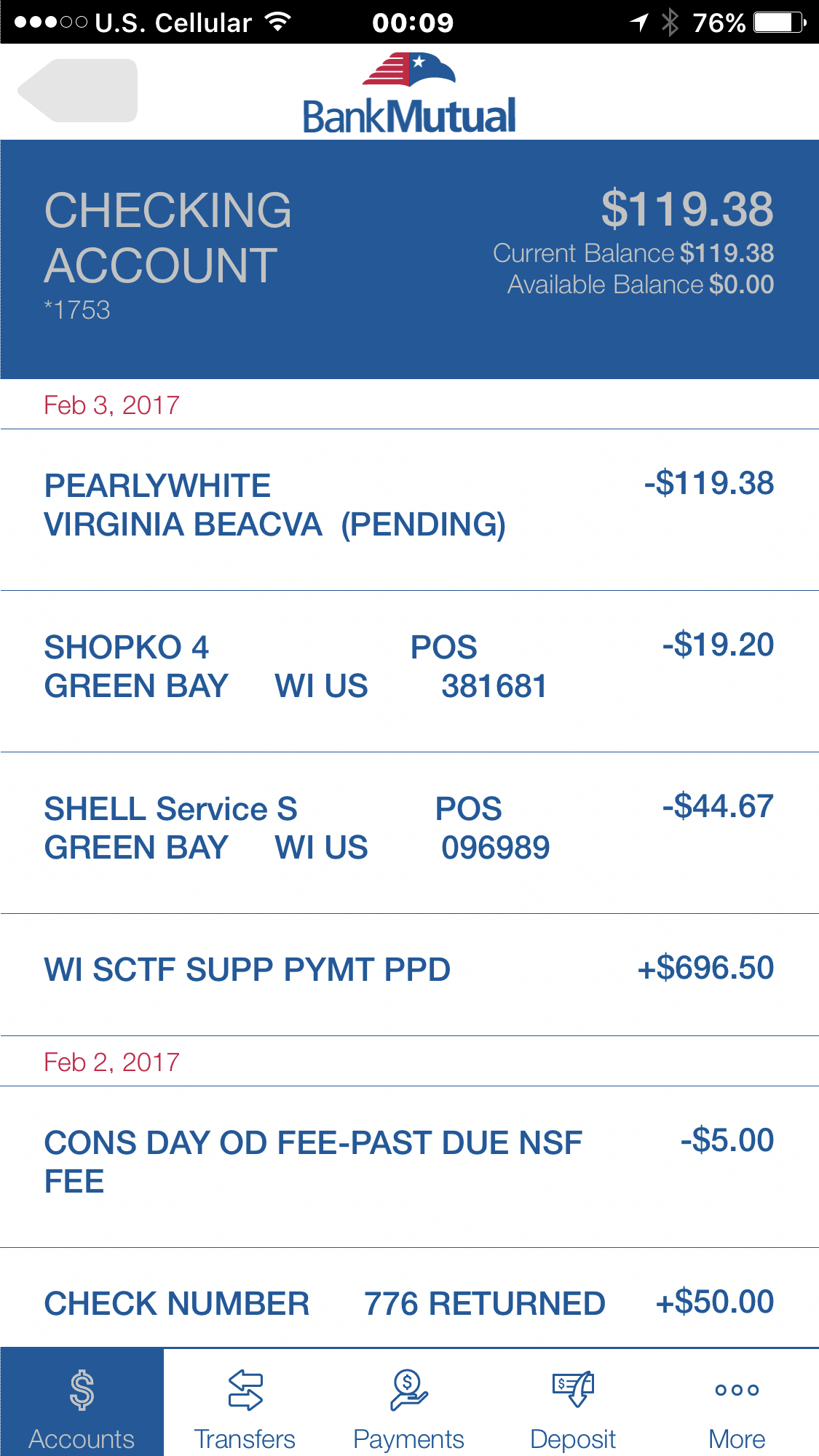 Withdrew 119.35 without authorization ,  Pearl E Whites is a scam!!!!