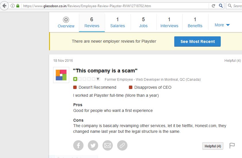 playster scam employee review