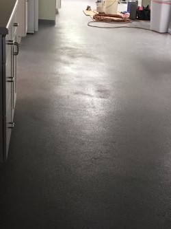 Defective epoxy floor