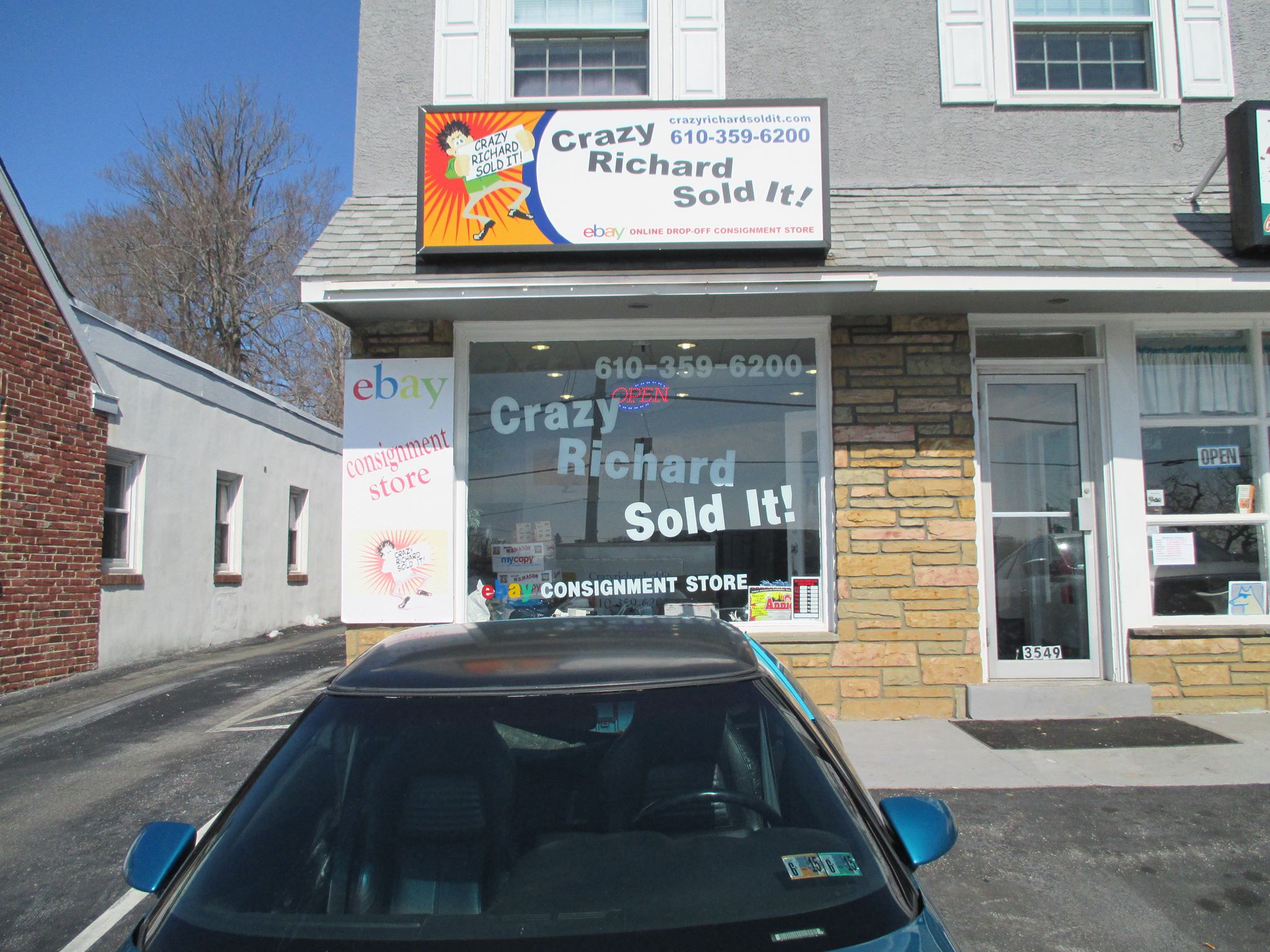 Crazy Richard Sold It storefront.