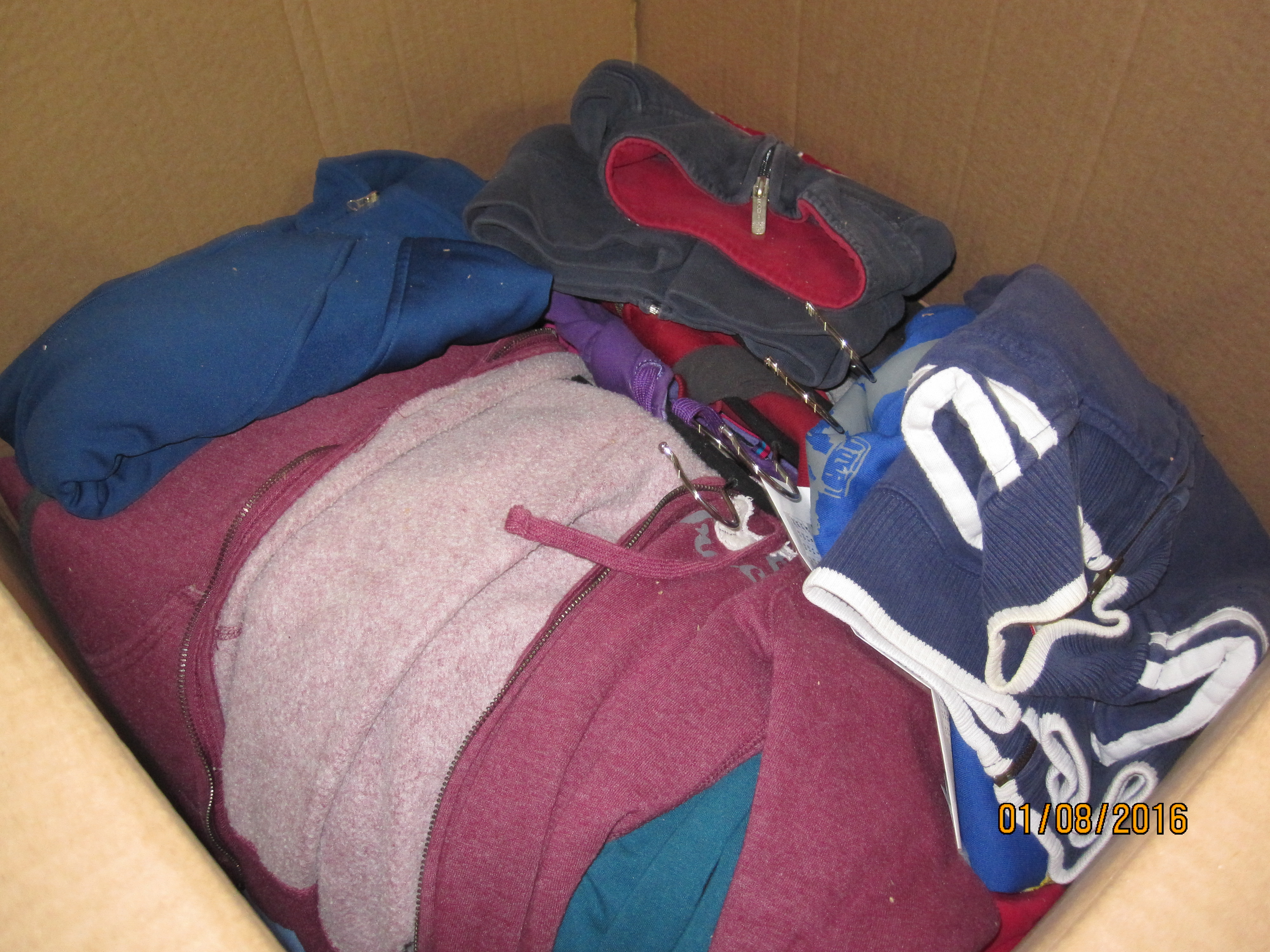 How they packed my closet, in a wardrobe box