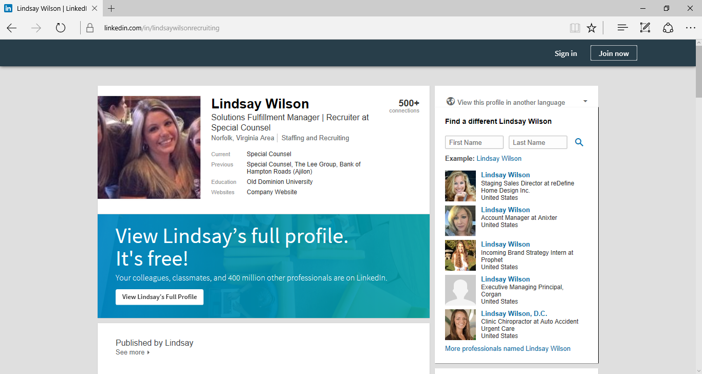 
https://www.linkedin.com/in/lindsaywilsonrecruiting